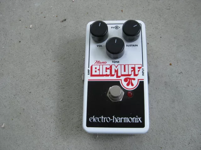 Electro Harmonix NANO BIG MUFF PI FUZZ / DISTORTION / SUSTAINER Guitar Pedal