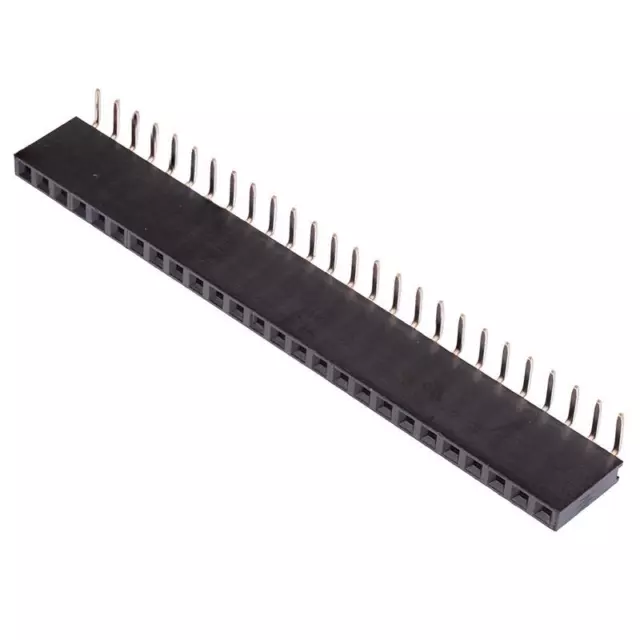 50 x 26-Way Single Row Right Angle PCB Socket 2.54mm
