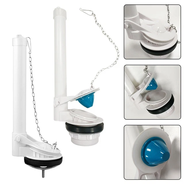 Generic 1Set Toilet Flush Valve Replacement Kit ABS Cistern Fill Valve And Drain Valve For Old-Style Toilets