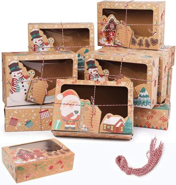 Regalo Navidad Cajas Galletas Galleta Dulce Detalle Comida Paquete x12 Pequeño