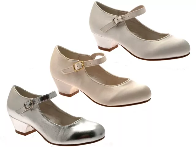 Adorababy Champagne Rhinestone Kitten Heel Pump | Girls shoes heels, Kids  heels, Dressy shoes