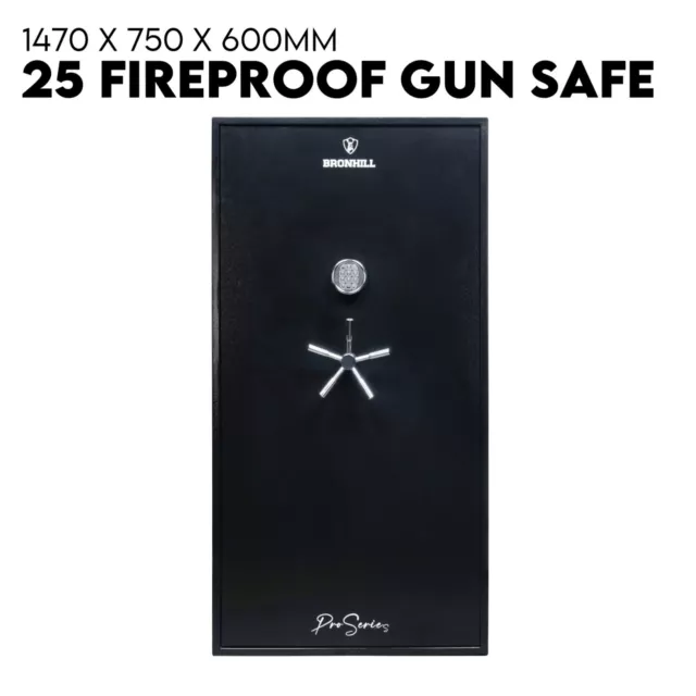 25 Rifle Fireproof Gun Safe Heavy Duty Lockbox 150 Kg LOCAL PICKUP VIC CAT A+B 2