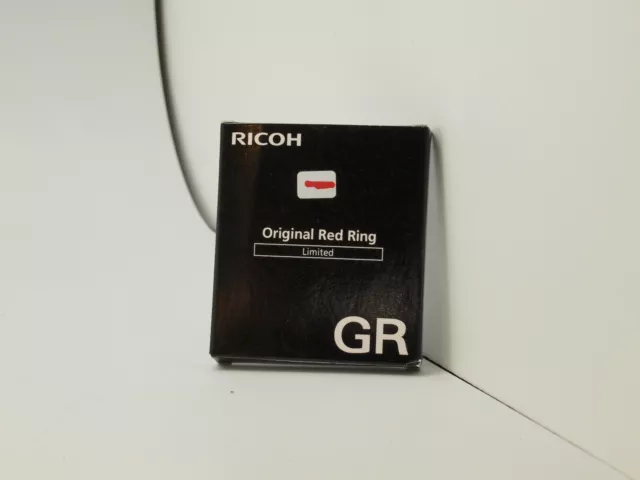 RICOH GR GRII Lens Ring red limited(plastic)