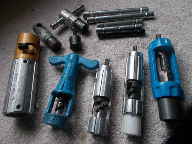 Lot of Misc. Coring Tools & Parts Cablematic, Cable Prep, Lemco, Handles & Parts