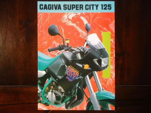 Cagiva Prospekt SUPER CITY 125 Prospetto Brochure