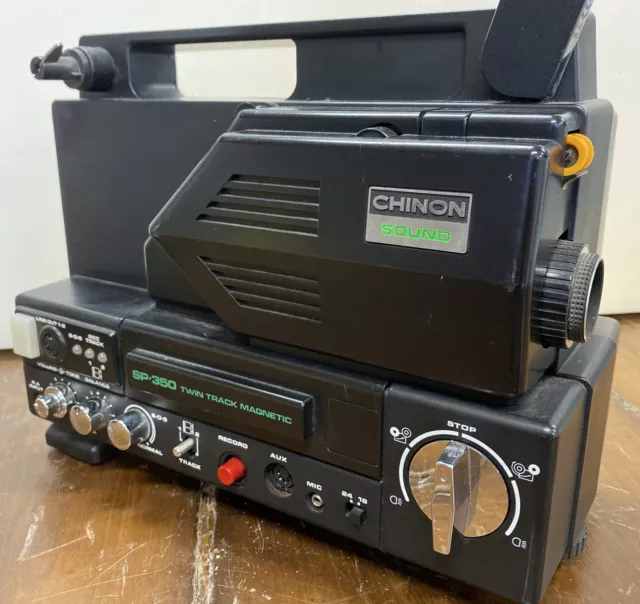 VINTAGE CHINON SOUND SP-350 Twin Track Magnetic Super 8mm Cine