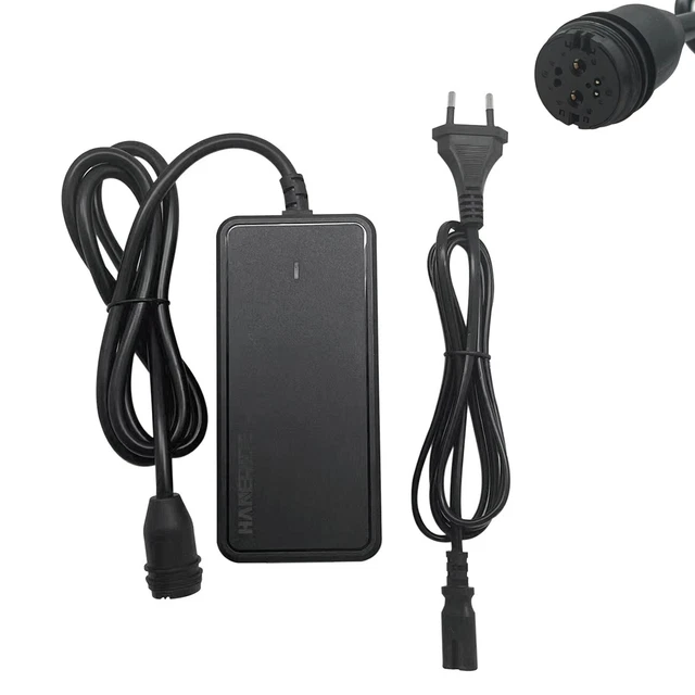 HANERIDE Original Ladegerät 42V 2A Für MIFA E-Bike Akku - 36V Pedelec Ladegerät Mit 3-Pin Stecker