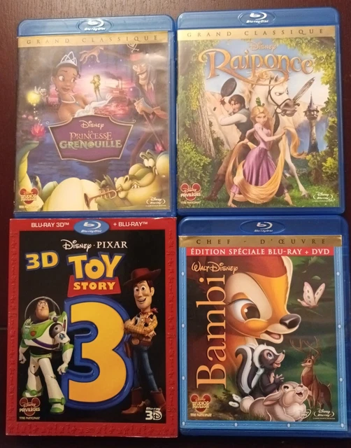 Lot de 4 Blu Ray Disney - Disney Pixar