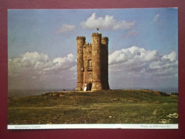 Postcard Worcestershire Broadway Tower - Nice View