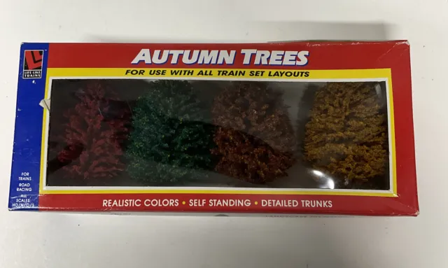 Life Like 1002 HO Autumn Tree (Box of 4)