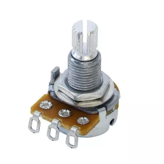 Alpha Mini Potentiometer for Guitar Volume or Tone 250K Split Shaft