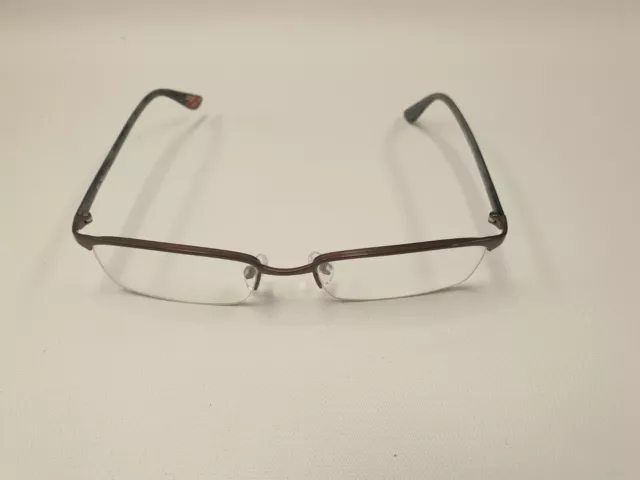 Rare UK Flag BEN SHERMAN Tenby BS028 Grey Half Rim Eye Glasses Frames 53 17 135 2