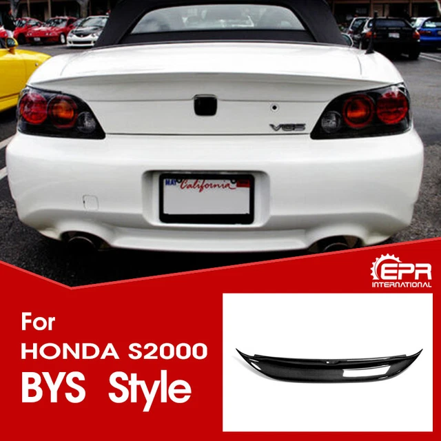 CARBON FIBER BYS Style Ducktail Rear Spoiler Rear Trunk Wing For Honda