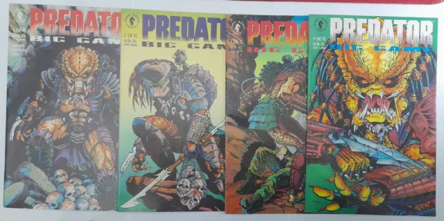 Predator Big Game 1,2,3,4 NM SET.First Printing.Dark Horse