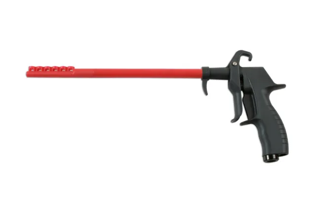 Pistola de soplado de aire herramientas láser longitud orificio lateral 250 mm 10"" 1/4"" entrada 7402