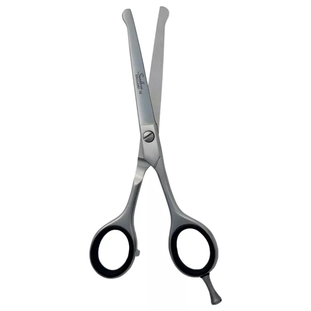 Probe Scissors Pet Grooming Hair Dog Cat Professional Safety Blunt End Silver 6"