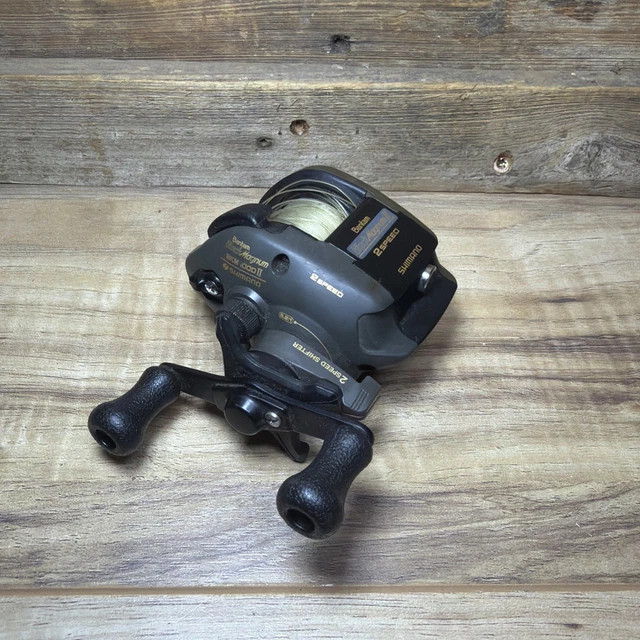 SHIMANO BANTAM BLACK Magnum BKM-10Mag Fishing Reel Used, Excellent
