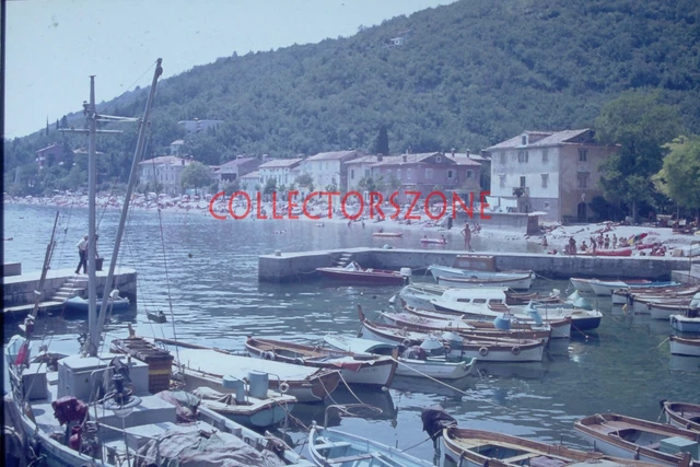35mm Slide  1976 Harbour Boats Croatia Agfa Colour