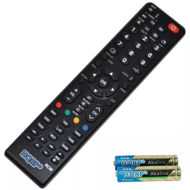 HQRP Remote Control for Panasonic PT TC TH TX Series LCD LED HD TV Smart Plasma