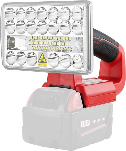 CORDLESS LED WORK Light Powered by Milwaukee M18 18V Liion Battery 18W