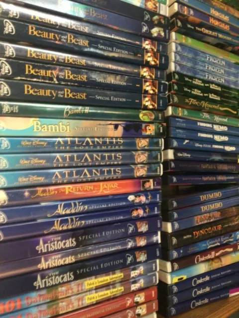 DVD's / Blu-Ray Pick & Choose From 100's of Kids Disney Family Flat Rate Ship ‼️