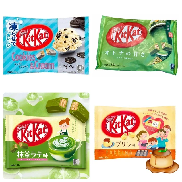 JAPANESE KIT KAT Matcha Latte Pudding Cookies Japan Exclusive Flavors