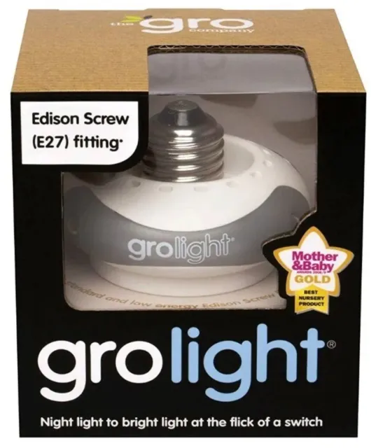 The Gro Company Grolight, 2-in-1 Night Light, Edison Screw (E27) Fitting