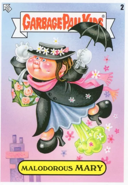 2022 Garbage Pail Kids Gpk Book Worms Gross Adaptations Malodorous Mary 2 Nm/M