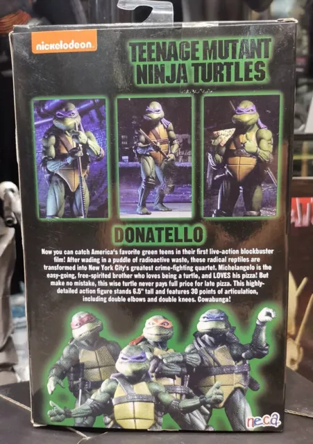 7" NECA Ninja Turtles 1990 Movie TMNT Teenage Movable Toys Mutant Action Figure