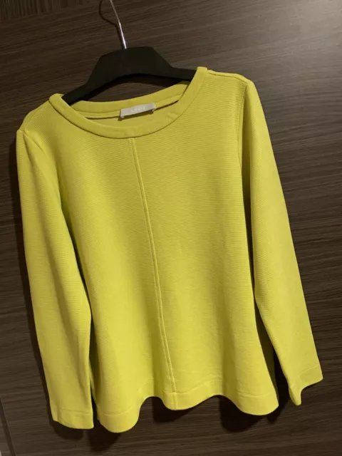 Top Shirt/Pulli /Sweatshirt von Bianca in lemon/grün Gr.44