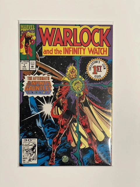 Lot Of 2 Adam Warlock Comics | Infinity Watch 1 | Silver Surfer 46 | MCU Keys