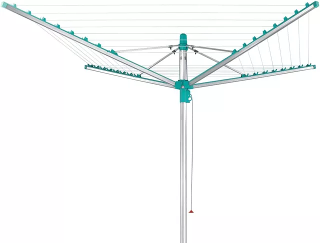 Leifheit Wäschespinne  Linomatic Easy 50m Leine Wäscheständer + Aufzugseil