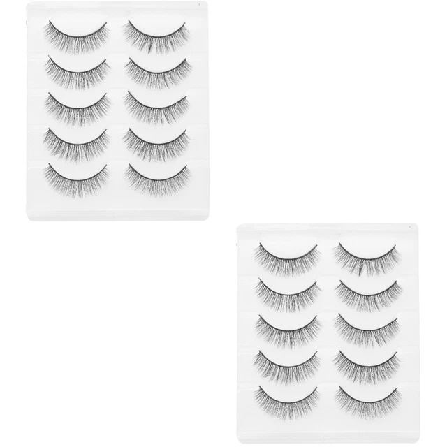 10 Pairs 3d False Lashes Make Miss Natural False Lashes 3d False Eyelash