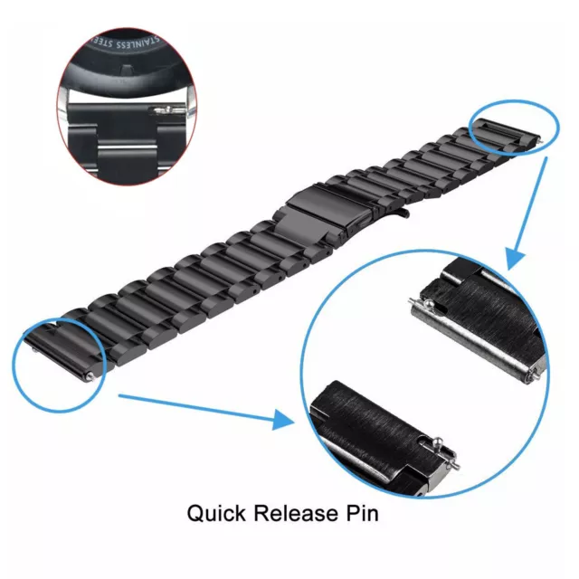 Samsung Gear S3 Classic / Frontier Stainless Steel Strap Watch Band Bracelet OZ 3