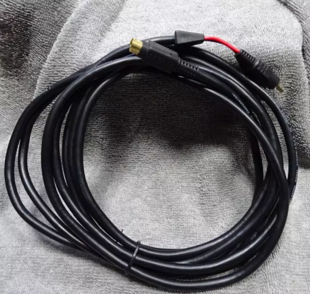 Rare New Old School Zapco Sldin.12 12 Foot Long Din To Rca Cable Oem From Zapco