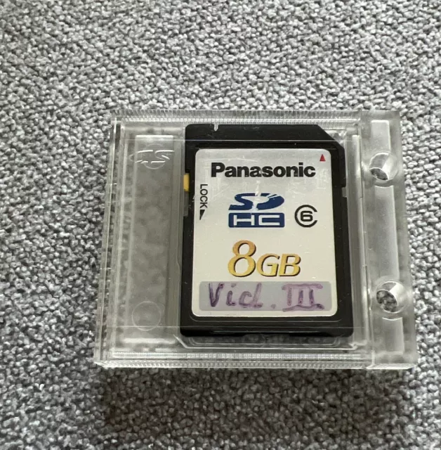 Panasonic 8 GB SD Karte Silber