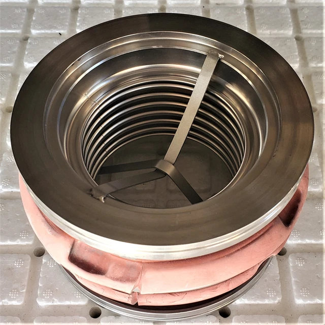 Edwards B58120000 Ss Turbo Pump Vibration Isolator Bellows Iso 100 / Dn 100