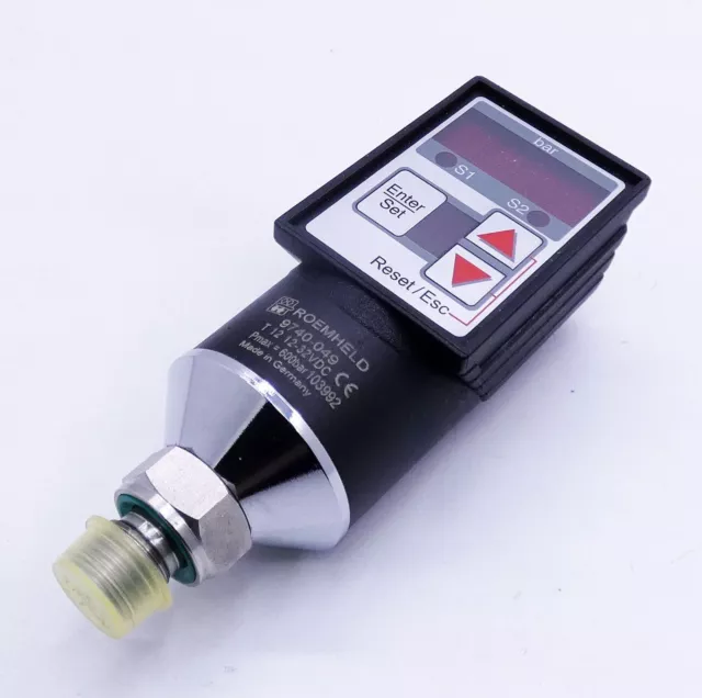 Roemheld 9740-049 9740049 9740 049 12-32VDC pmax: pressostato 600 bar - inutilizzato-