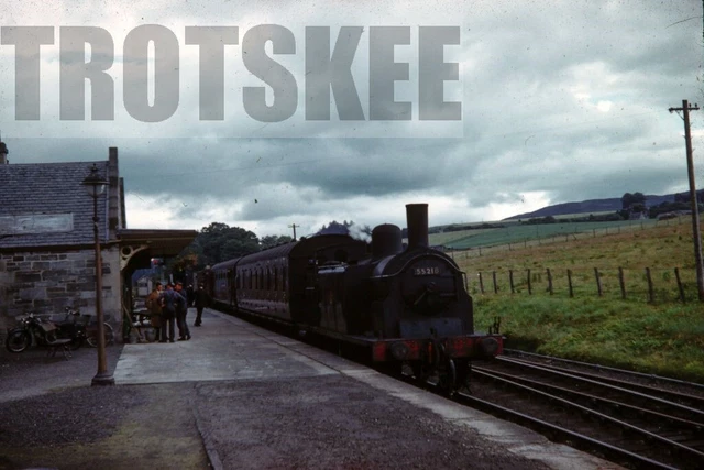 35MM SLIDE BR British Railways Steam Loco 55218 Class 439 Aberfeldy ...
