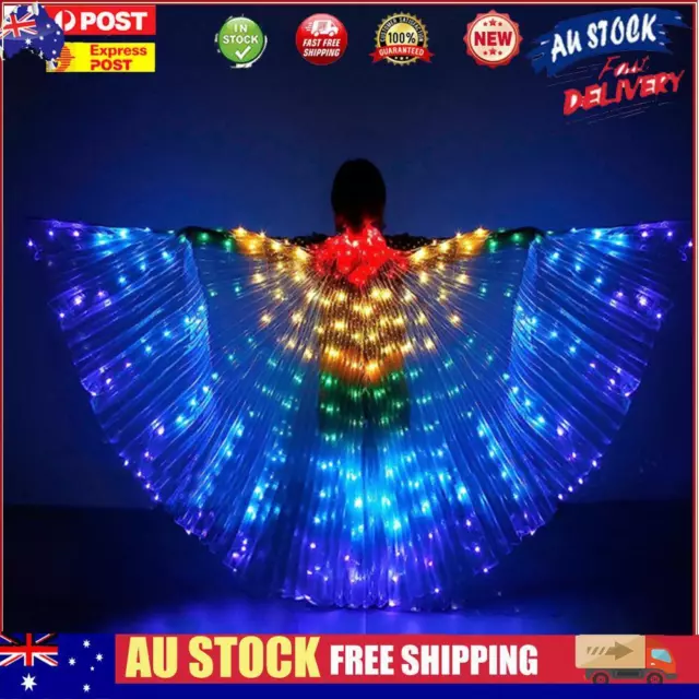 LED Isis Wing Performance Clothing for Adults Child for Xmas Carnival Halloween