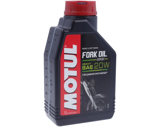 Huile de fourche MOTUL 20W 1L SAE huile moto TS Expert Heavy