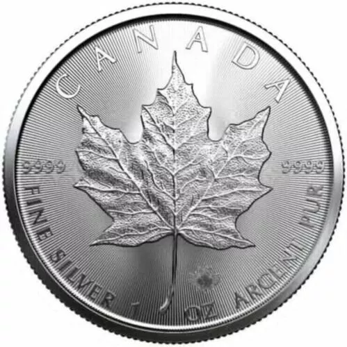 2023 .1 oz Canadian Silver Maple Leaf $5 Coin 9999 Fine Silver BU-in stock