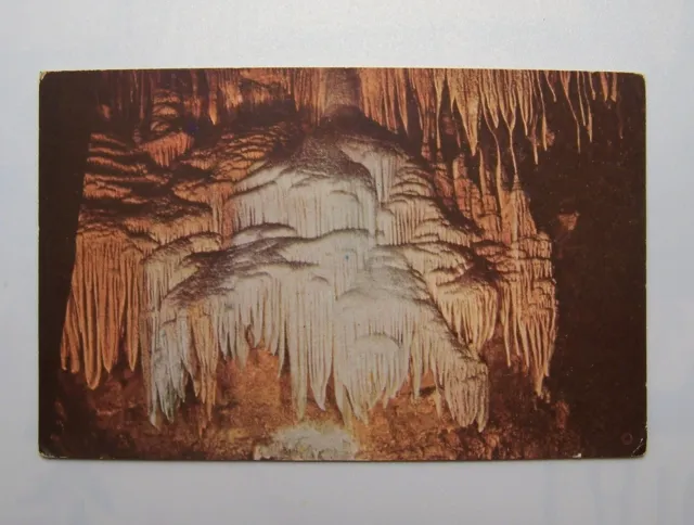 Postcard Caverns  of Luray, Virginia."Titania's Veil"  A-12