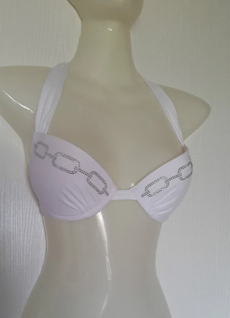 Haut De Bikini Bandeau Lise Charmel Antigel - Taille 85B, Imprimé Animal Et Pois, Neuf Avec étiquettes