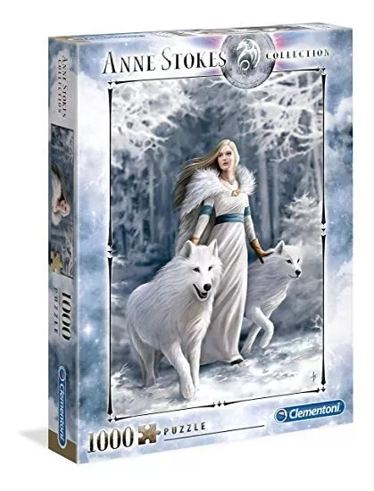 Clementoni 1000 Piece Jigsaw Puzzle - Anne Stokes - Winter Guardians