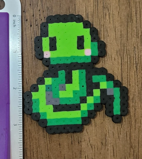 BLUSHING SNAKE PERLER Bead Pixel Art 2.99 PicClick