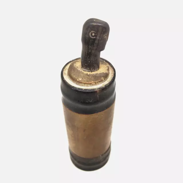 Rare Batak Buffalo Horn Betel Nut Lime Container Vintage Primitive Tribal Art