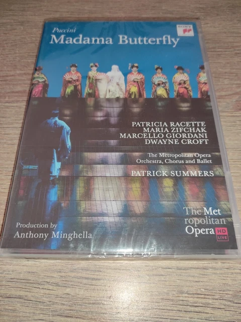* Dvd Neuf Sous Blister Madama Butterfly Puccini Patrick Summers Metropolitan...