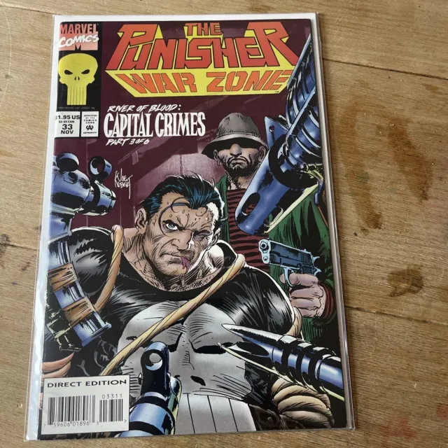 THE PUNISHER WAR ZONE VOL 1 #33 NOV 1994 VF - bag and board not included