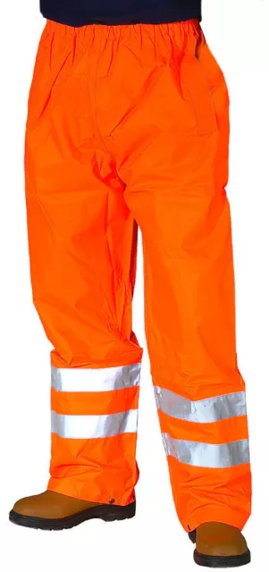 Pantalon imperméable à la pluie haute visibilité pantalon homme Hi Viz pantalon élastique 3